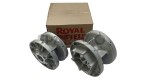 Royal Enfield Twins GT and Interceptor 650 Front and Rear Wheel Hub Assembly Silver - SPAREZO